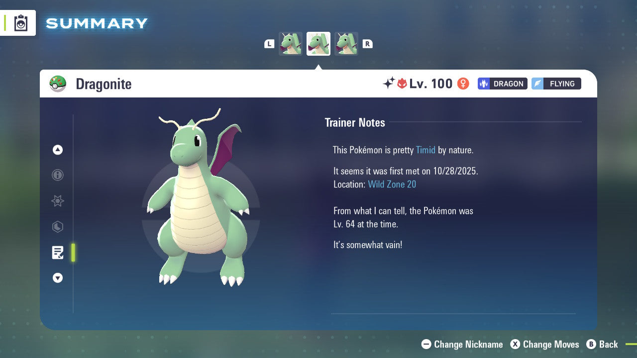 Pokemon Legends ZA Alpha Shiny Dragonite 6IV-EV Trained - Pokemon4Ever