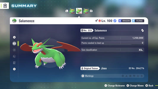 Pokemon Legends ZA Alpha Shiny Salamence 6IV-EV Trained - Pokemon4Ever