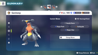 Pokemon Legends ZA Alpha Shiny Garchomp 6IV-EV Trained - Pokemon4Ever