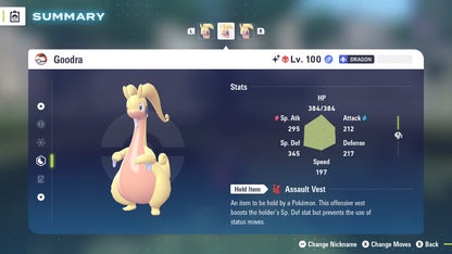 Pokemon Legends ZA Alpha Shiny Goodra 6IV-EV Trained - Pokemon4Ever