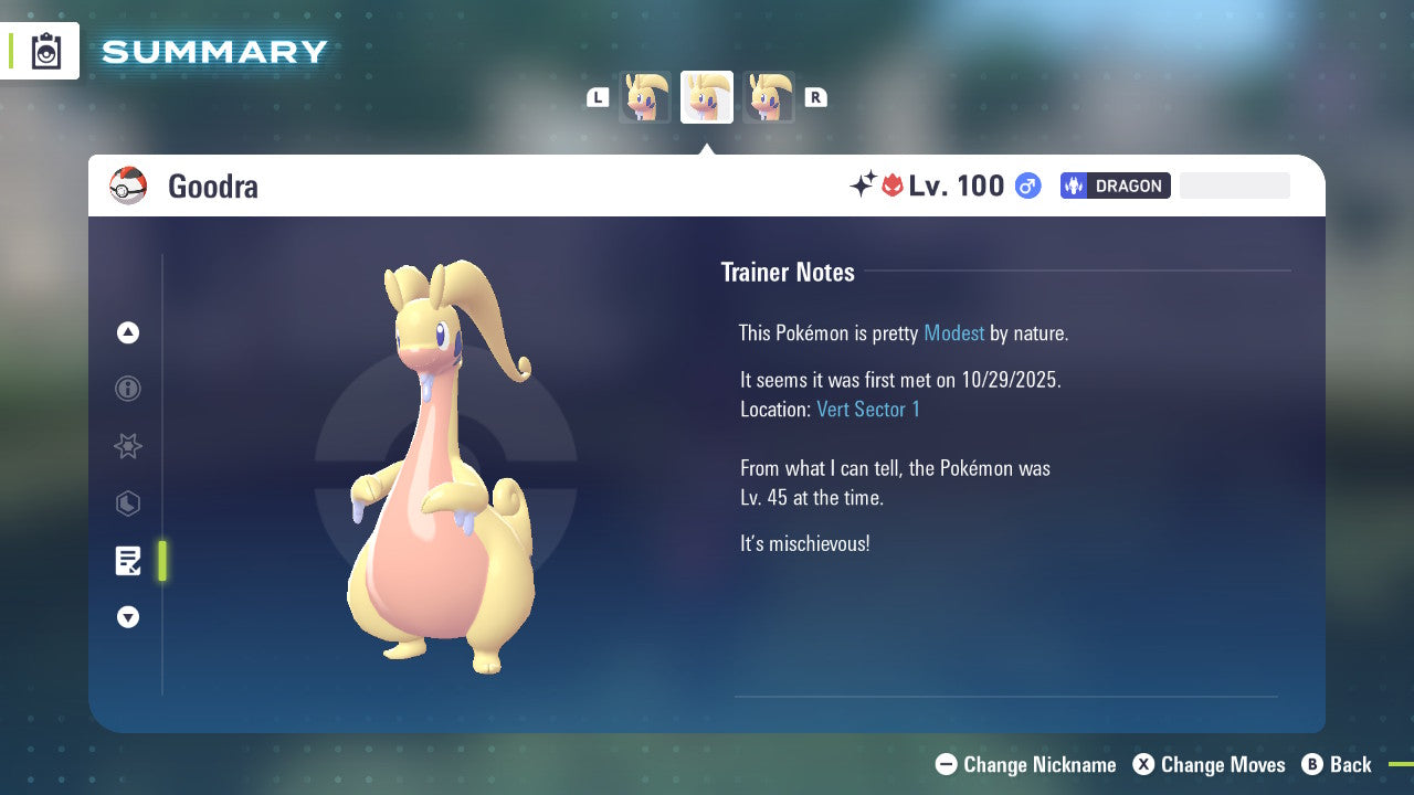 Pokemon Legends ZA Alpha Shiny Goodra 6IV-EV Trained - Pokemon4Ever