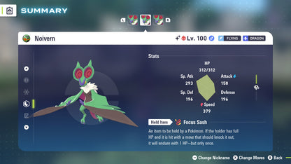 Pokemon Legends ZA Alpha Shiny Noivern 6IV-EV Trained - Pokemon4Ever