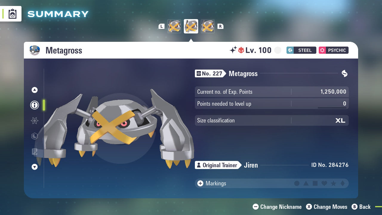 Pokemon Legends ZA Alpha Shiny Metagross 6IV-EV Trained - Pokemon4Ever