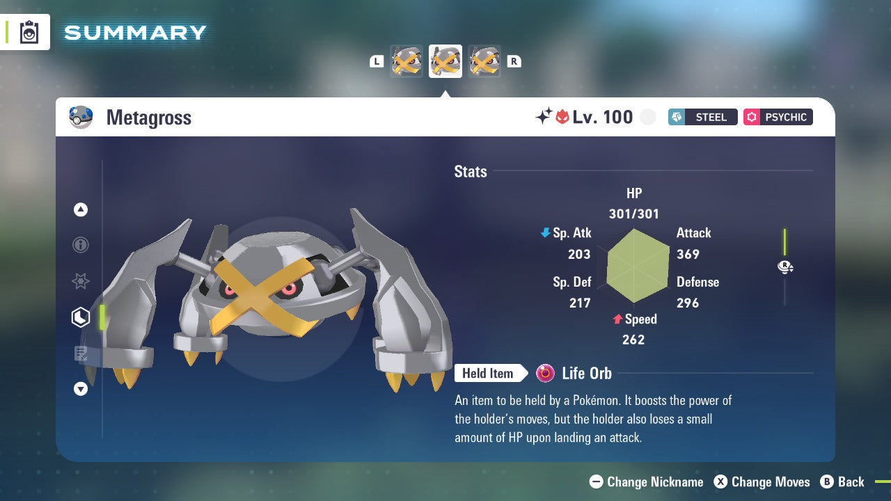 Pokemon Legends ZA Alpha Shiny Metagross 6IV-EV Trained - Pokemon4Ever