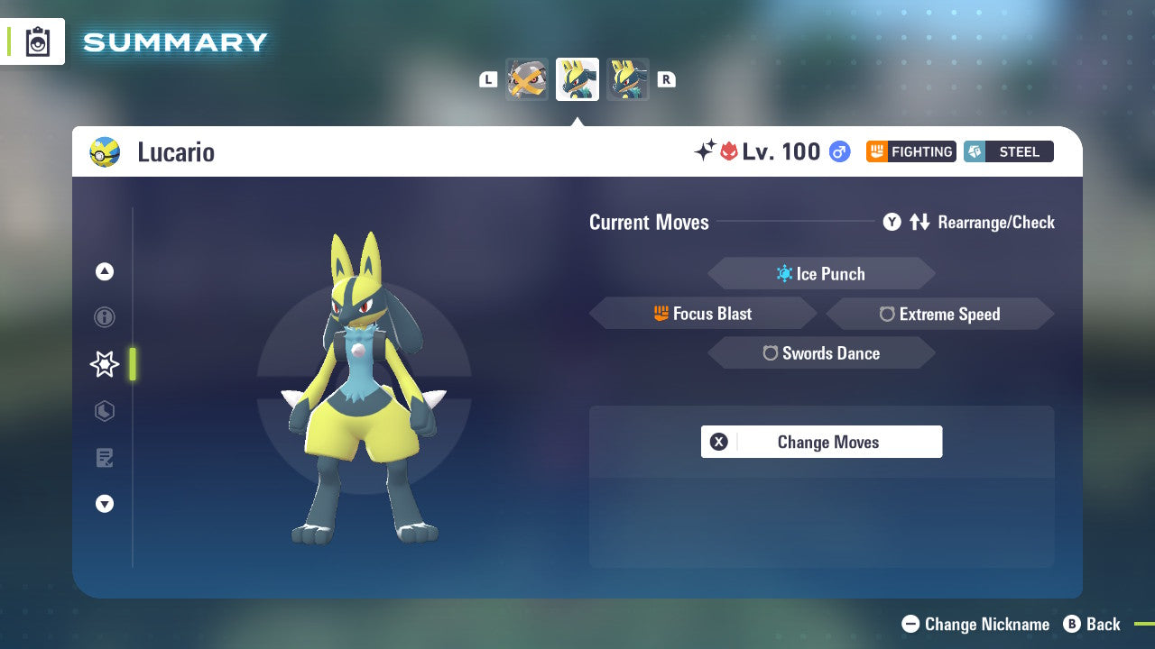 Pokemon Legends ZA Alpha Shiny Lucario 6IV-EV Trained - Pokemon4Ever