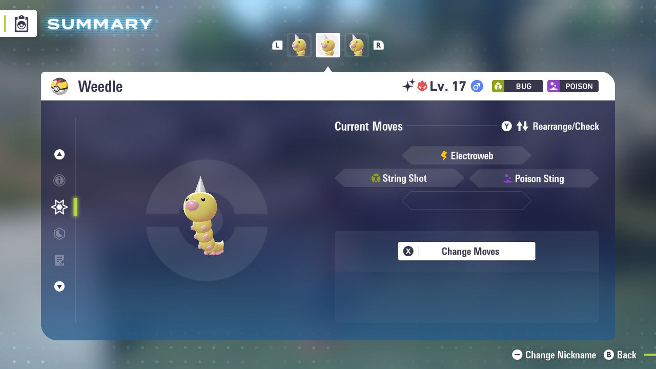 Pokemon Legends ZA Alpha Shiny Weedle 6IV-EV Trained - Pokemon4Ever