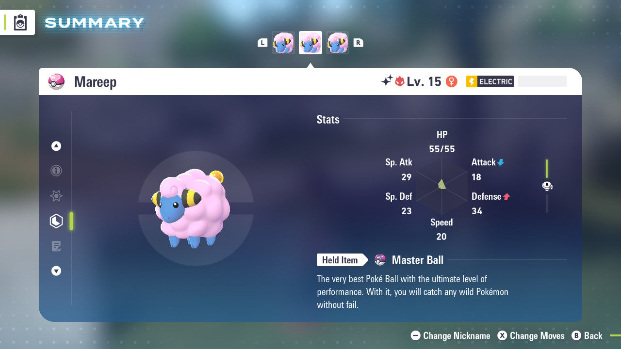 Pokemon Legends ZA Alpha Shiny Mareep 6IV-EV Trained - Pokemon4Ever