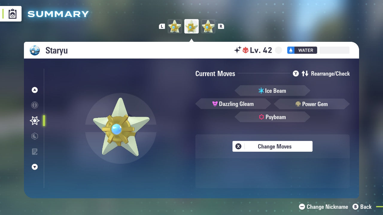 Pokemon Legends ZA Alpha Shiny Staryu 6IV-EV Trained - Pokemon4Ever