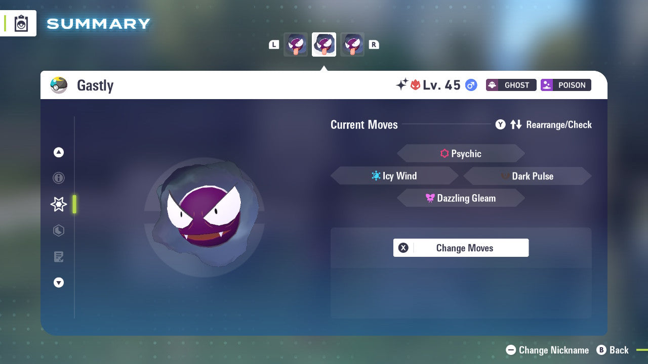 Pokemon Legends ZA Alpha Shiny Gastly 6IV-EV Trained - Pokemon4Ever