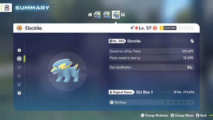Pokemon Legends ZA Alpha Shiny Electrike 6IV-EV Trained - Pokemon4Ever