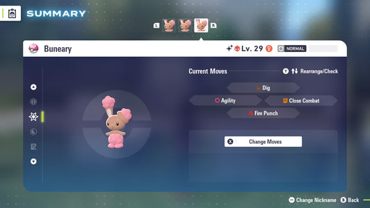 Pokemon Legends ZA Alpha Shiny Buneary 6IV-EV Trained - Pokemon4Ever