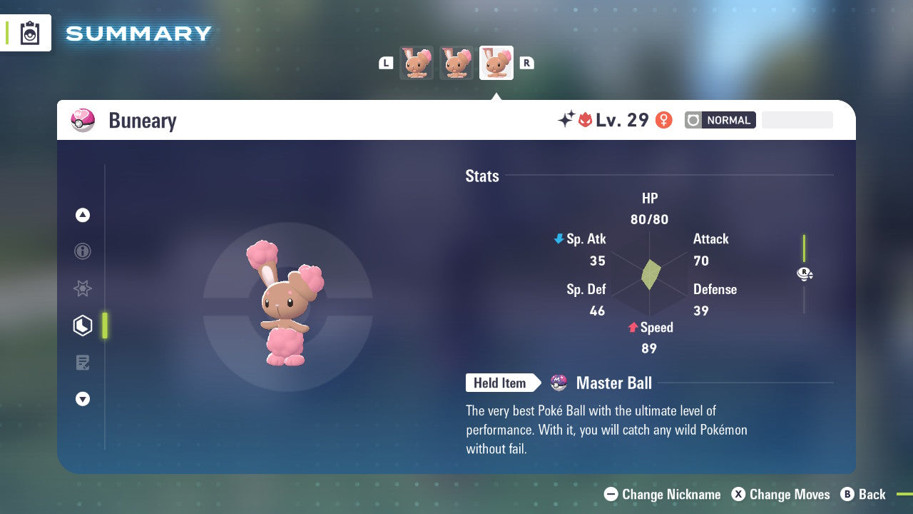 Pokemon Legends ZA Alpha Shiny Buneary 6IV-EV Trained - Pokemon4Ever