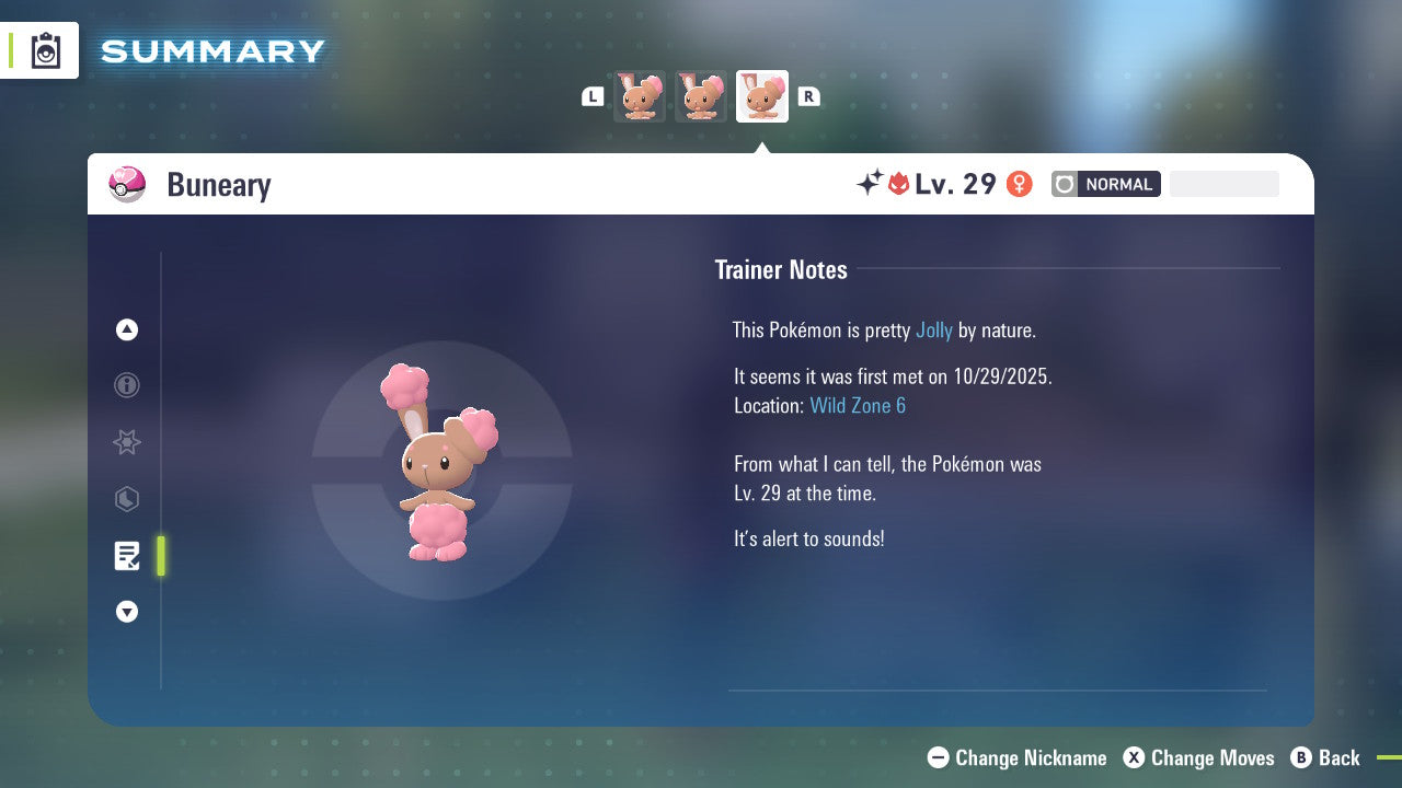 Pokemon Legends ZA Alpha Shiny Buneary 6IV-EV Trained - Pokemon4Ever