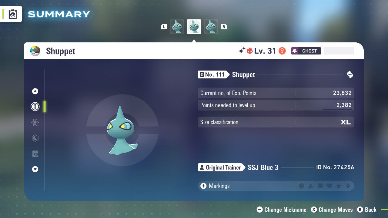 Pokemon Legends ZA Alpha Shiny Shuppet 6IV-EV Trained - Pokemon4Ever