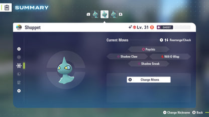 Pokemon Legends ZA Alpha Shiny Shuppet 6IV-EV Trained - Pokemon4Ever