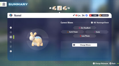 Pokemon Legends ZA Alpha Shiny Numel 6IV-EV Trained - Pokemon4Ever