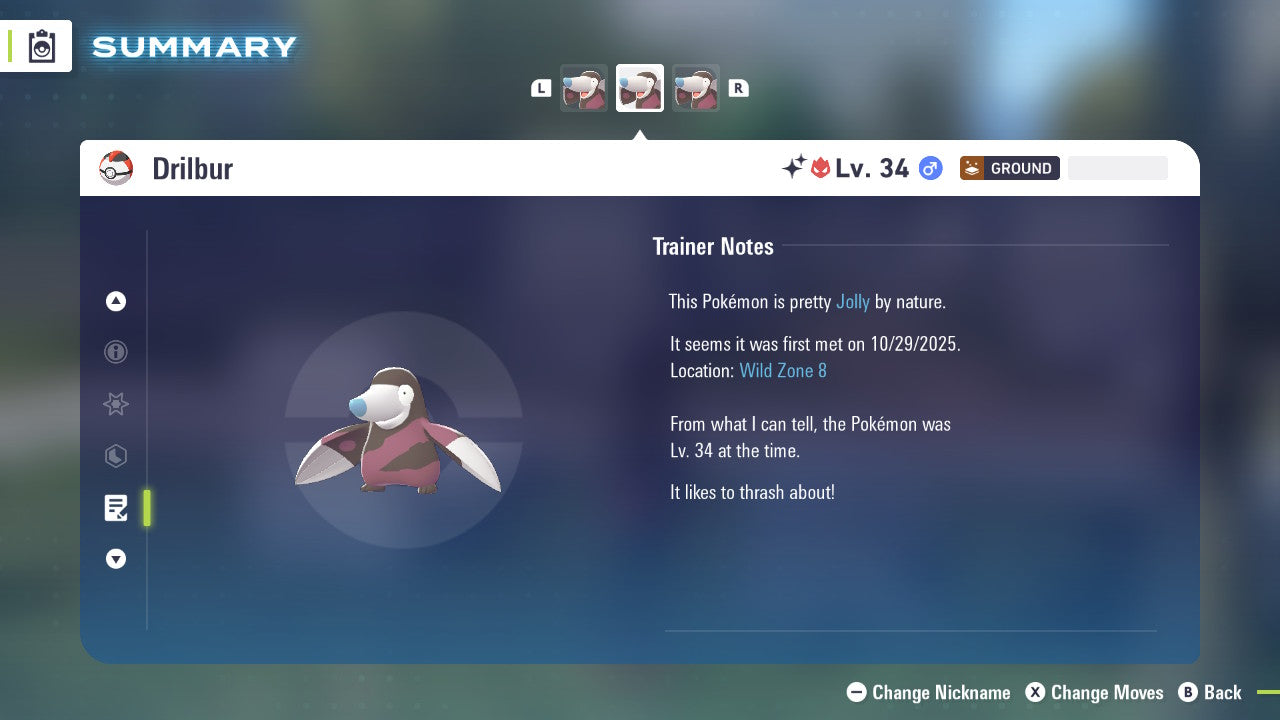 Pokemon Legends ZA Alpha Shiny Drilbur 6IV-EV Trained - Pokemon4Ever