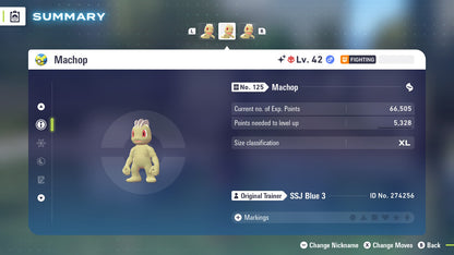 Pokemon Legends ZA Alpha Shiny Machop 6IV-EV Trained - Pokemon4Ever