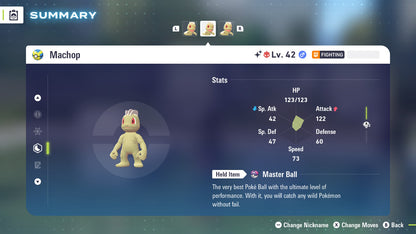 Pokemon Legends ZA Alpha Shiny Machop 6IV-EV Trained - Pokemon4Ever