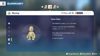 Pokemon Legends ZA Alpha Shiny Machop 6IV-EV Trained - Pokemon4Ever