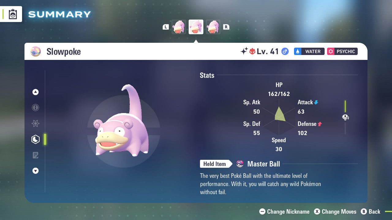 Pokemon Legends ZA Alpha Shiny Slowpoke 6IV-EV Trained - Pokemon4Ever