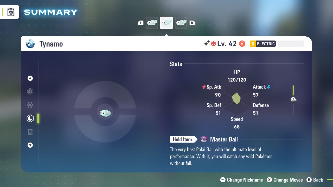 Pokemon Legends ZA Alpha Shiny Tynamo 6IV-EV Trained - Pokemon4Ever