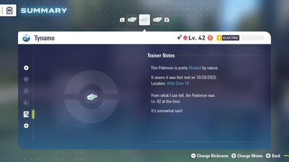 Pokemon Legends ZA Alpha Shiny Tynamo 6IV-EV Trained - Pokemon4Ever