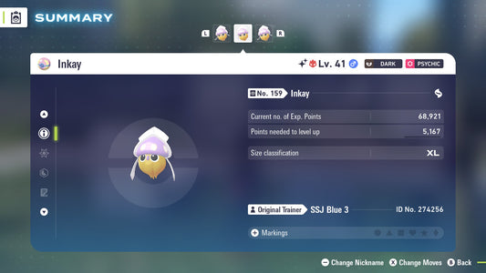 Pokemon Legends ZA Alpha Shiny Inkay 6IV-EV Trained - Pokemon4Ever