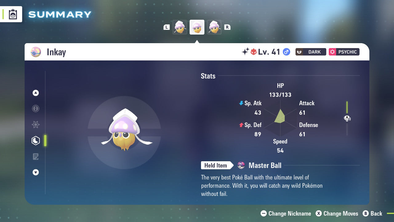 Pokemon Legends ZA Alpha Shiny Inkay 6IV-EV Trained - Pokemon4Ever