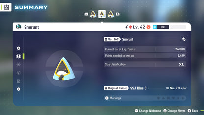 Pokemon Legends ZA Alpha Shiny Snorunt-F 6IV-EV Trained - Pokemon4Ever