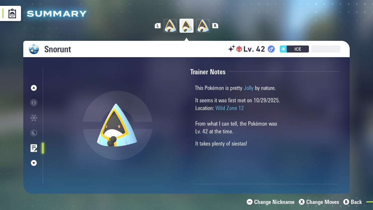 Pokemon Legends ZA Alpha Shiny Snorunt-M 6IV-EV Trained - Pokemon4Ever