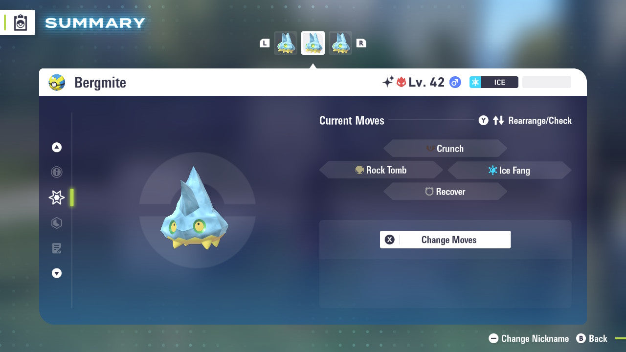 Pokemon Legends ZA Alpha Shiny Bergmite 6IV-EV Trained - Pokemon4Ever