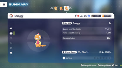 Pokemon Legends ZA Alpha Shiny Scraggy 6IV-EV Trained - Pokemon4Ever