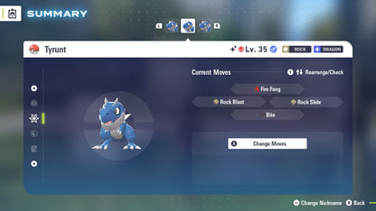 Pokemon Legends ZA Alpha Shiny Tyrunt 6IV-EV Trained - Pokemon4Ever