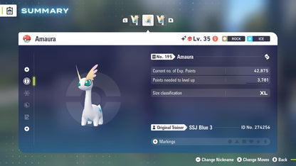 Pokemon Legends ZA Alpha Shiny Amaura 6IV-EV Trained - Pokemon4Ever