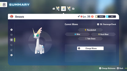 Pokemon Legends ZA Alpha Shiny Amaura 6IV-EV Trained - Pokemon4Ever