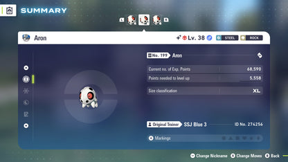 Pokemon Legends ZA Alpha Shiny Aron 6IV-EV Trained - Pokemon4Ever