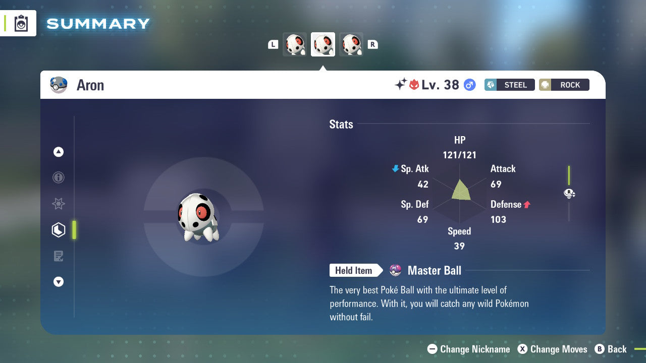 Pokemon Legends ZA Alpha Shiny Aron 6IV-EV Trained - Pokemon4Ever