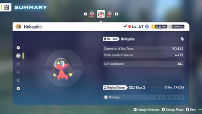 Pokemon Legends ZA Alpha Shiny Helioptile 6IV-EV Trained - Pokemon4Ever