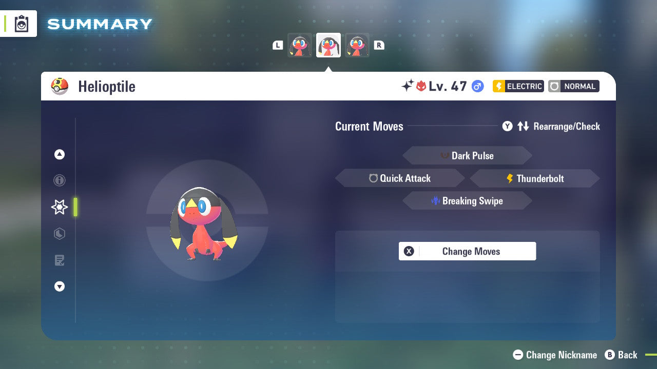 Pokemon Legends ZA Alpha Shiny Helioptile 6IV-EV Trained - Pokemon4Ever