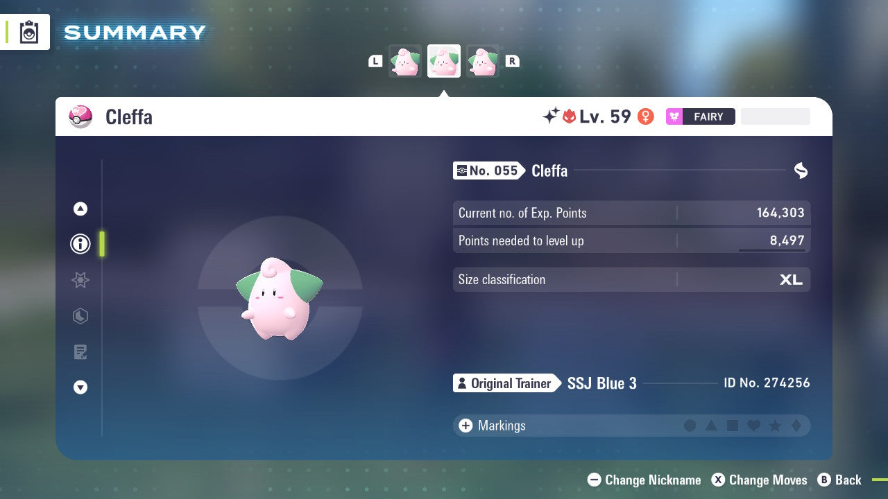 Pokemon Legends ZA Alpha Shiny Cleffa 6IV-EV Trained - Pokemon4Ever