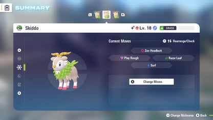 Pokemon Legends ZA Alpha Shiny Skiddo 6IV-EV Trained - Pokemon4Ever