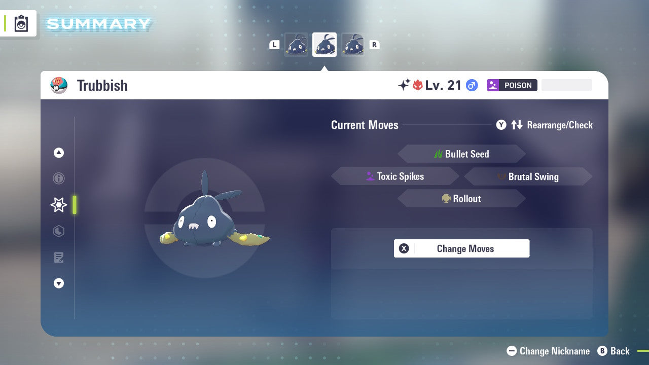 Pokemon Legends ZA Alpha Shiny Trubbish 6IV-EV Trained - Pokemon4Ever