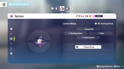 Pokemon Legends ZA Alpha Shiny Spritzee 6IV-EV Trained - Pokemon4Ever