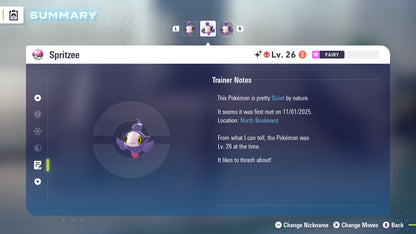 Pokemon Legends ZA Alpha Shiny Spritzee 6IV-EV Trained - Pokemon4Ever