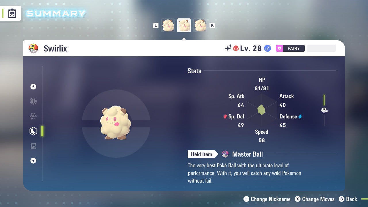 Pokemon Legends ZA Alpha Shiny Swirlix 6IV-EV Trained - Pokemon4Ever