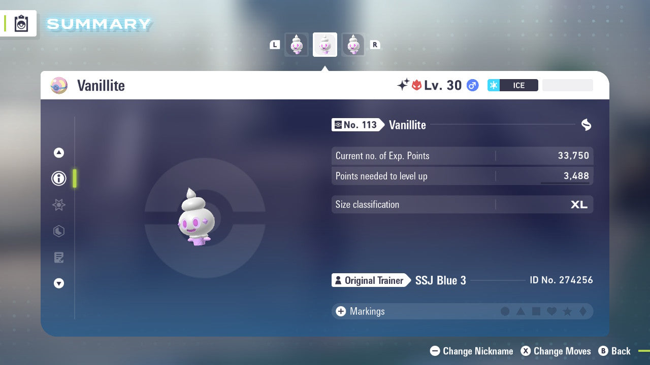 Pokemon Legends ZA Alpha Shiny Vanillite 6IV-EV Trained - Pokemon4Ever