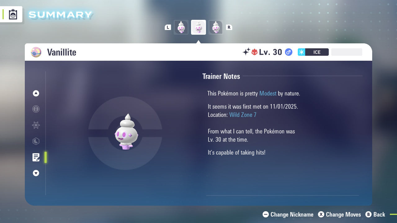 Pokemon Legends ZA Alpha Shiny Vanillite 6IV-EV Trained - Pokemon4Ever