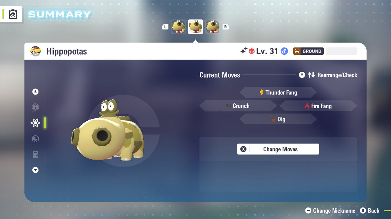 Pokemon Legends ZA Alpha Shiny Hippopotas 6IV-EV Trained - Pokemon4Ever