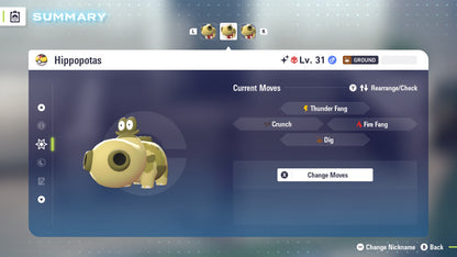 Pokemon Legends ZA Alpha Shiny Hippopotas 6IV-EV Trained - Pokemon4Ever